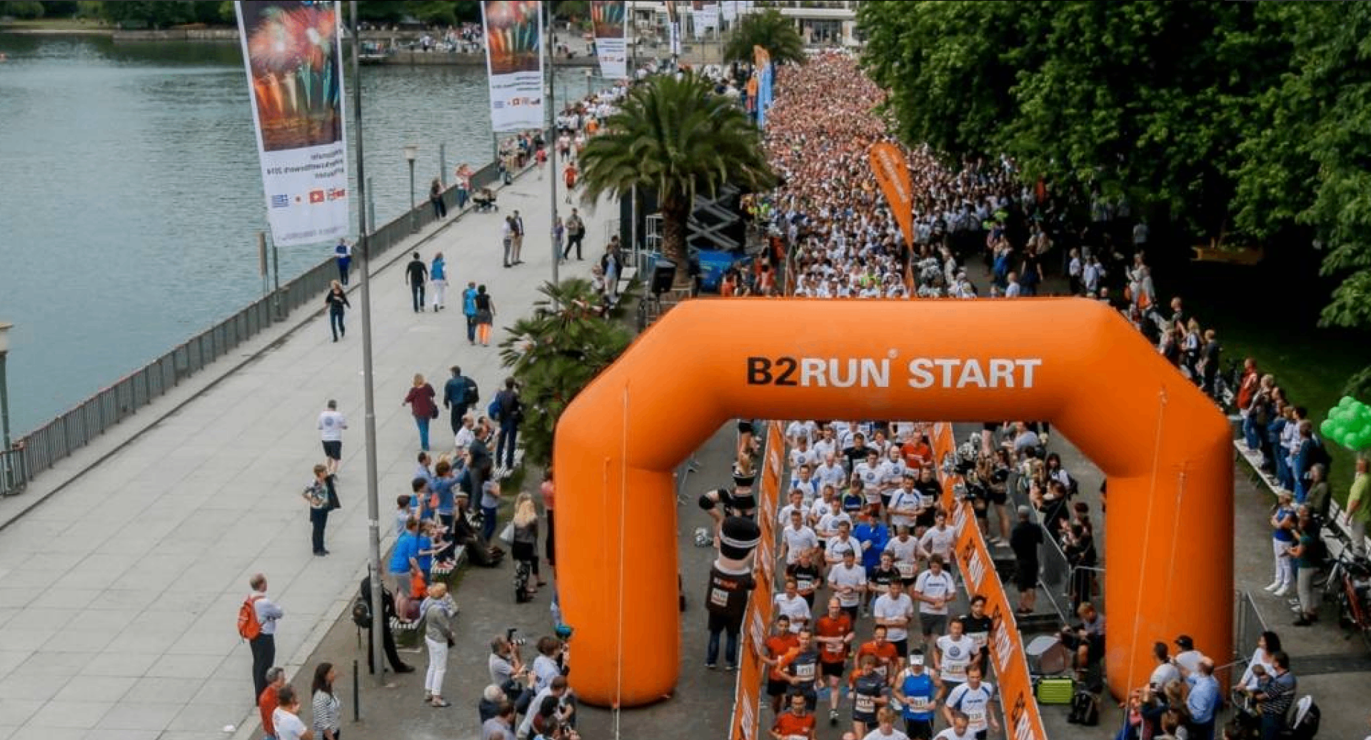 5,7 km Team-Erlebnis: Unser B2Run 2025